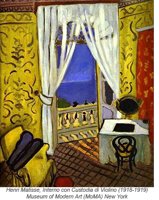 Matisse Interno con Custodia di Violino