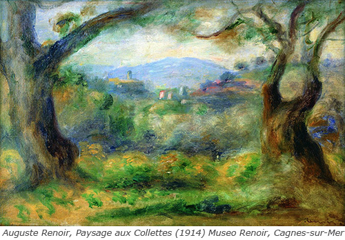 Renoir Paysage aux Collettes